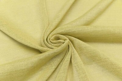 イタリア 輸入生地<BR>ピュア・リネン<BR>ソリッド・カラー・ニット<BR>30cm単位 生地・布(2161en)