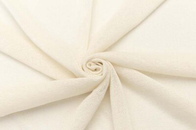 イタリア 輸入生地<BR>ピュア・リネン<BR>ソリッド・カラー・ニット<BR>30cm単位 生地・布(2162en)