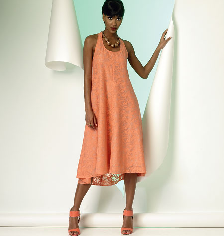 英語版<BR>VOGUE PATTERNS/ヴォーグ・パターンズ<BR>初級者の方向け<BR>ワンピース 型紙(p-vg540)