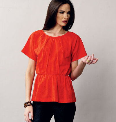 英語版<BR>VOGUE PATTERNS/ヴォーグ・パターンズ<BR>VERY EASY VOGUE/初級者の方向け<BR>トップス 型紙(p-vg370)