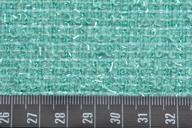 イギリス 輸入生地 ツイード【LINTON/リントン】コットン・ウール・ブレンドファンシーツイード10cm単位(y30478b) - 画像 (3)