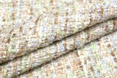 輸入生地 ツイード 【WISE NATIONS/ ワイズ・ネーションズ】 ARIA シャネルツイード ウール・ブレンド ファンシーツイード 10cm単位 生地・布(NW103)