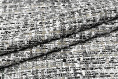 輸入生地 ツイード【WISE NATIONS/ワイズ・ネーションズ】OPERAシャネルツイードウール・ブレンドファンシーツイード10cm単位 生地・布(nw163)