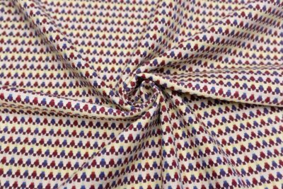 イタリア 輸入生地<BR>【ETR】<BR>ピュア・コットン<br>ジャカード織り<BR>10cm単位 生地・布(3787mr)