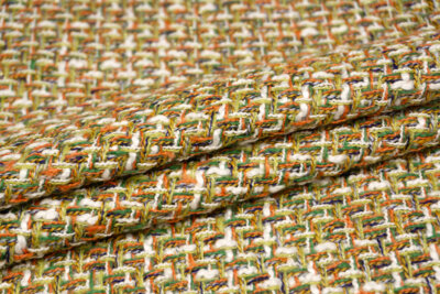 輸入生地 ツイード<br>【WISE NATIONS/ワイズ・ネーションズ】<br>ARIA<br>シャネルツイード<br>ウール・ブレンド<br>ファンシーツイード<br>10cm単位 生地・布(nw215)