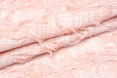 輸入生地 ツイード<br>【WISE NATIONS/ワイズ・ネーションズ】<br>OPERA<br>シャネルツイード<br>コットン・ブレンド<br>ファンシーツイード10cm単位 生地・布(nw285)