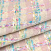 輸入生地 ツイード<br>【WISE NATIONS/ワイズ・ネーションズ】<br>OPERA<br>シャネルツイード<br>コットン・ブレンド<br>ファンシーツイード<br>10cm単位 生地・布(nw298tv)