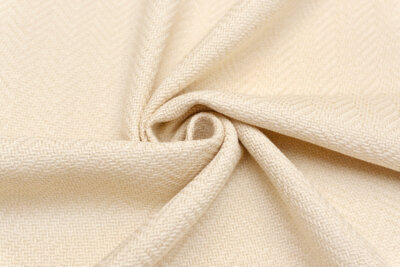 イタリア 輸入生地【AGNONA/アニオナ】シルク・コットン ヘリンボン織り 10cm単位 生地・布(1112mr)