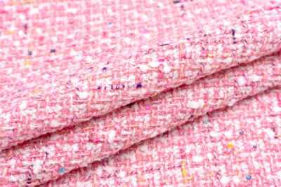 輸入生地 ツイード<br>【WISE NATIONS/ワイズ・ネーションズ】<br>ARIA<br>シャネルツイード<br>シンセ・ブレンド<br>ファンシーツイード<br>10cm単位 生地・布(nw324tv)