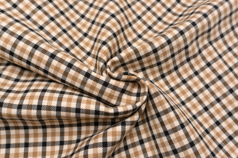 イタリア 輸入生地<BR>【VT社】<br>ピュア・ウール<br>先染めチェック<br>ダブル・フェース<br>10cm単位 生地・布(3296mr) - 画像 (2)