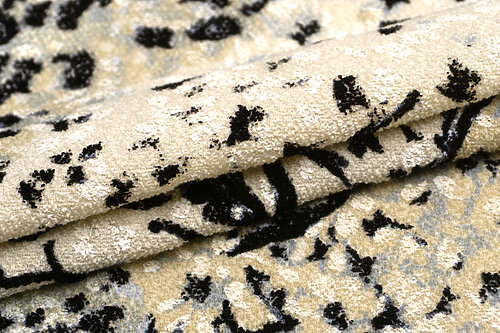 イタリア 輸入生地<BR>【BLCG】<BR>ウール・ポリアミド<BR>リングツイードxプリント<BR>10cm単位 生地・布(481mr)