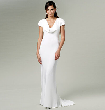 英語版<BR>BUTTERICK/バタリック<br>中級者の方向け<BR>ドレス型紙(p-vg263)