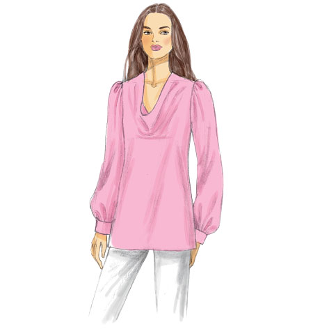 英語版<BR>VOGUE PATTERNS/ヴォーグ・パターンズ<br>VOGUE/ヴォーグ<BR>トップ 型紙(p-vg555)