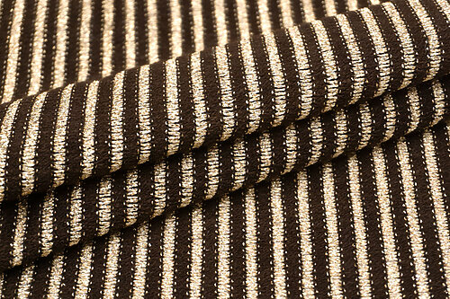 フランス 輸入生地<BR>ウール・ナイロン<br>ストライプ織り<br>シングル幅 10cm単位 生地・布(fw188)