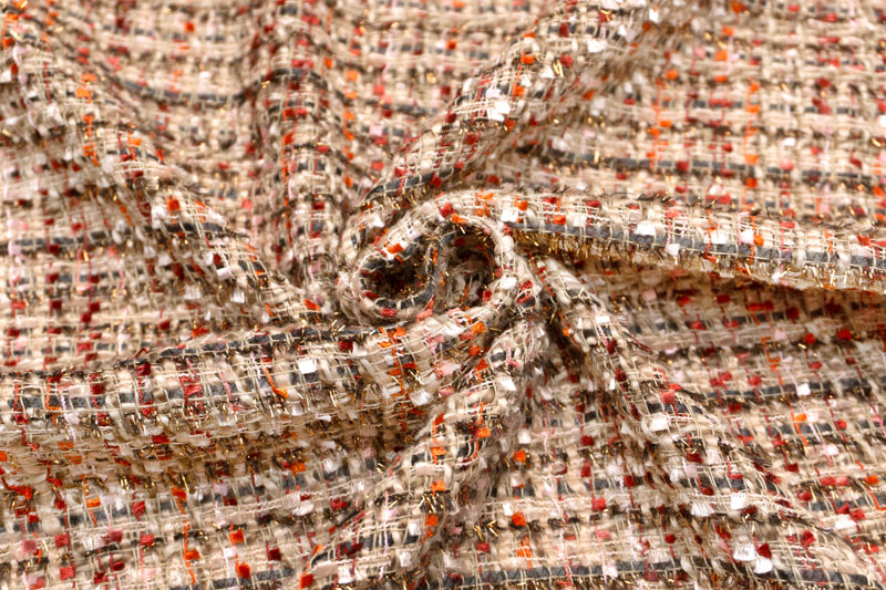 輸入生地<br>【WISE NATIONS/ワイズ・ネーションズ】<br>OPERA<br>ポリエステル・コットン<br>ファンシーツイード<br>10cm単位 生地・布(nw241) - 画像 (2)