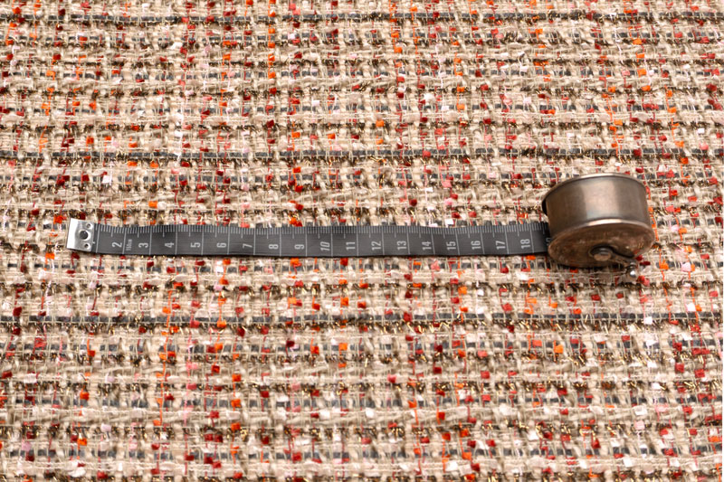 輸入生地<br>【WISE NATIONS/ワイズ・ネーションズ】<br>OPERA<br>ポリエステル・コットン<br>ファンシーツイード<br>10cm単位 生地・布(nw241) - 画像 (3)