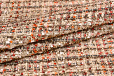 輸入生地<br>【WISE NATIONS/ワイズ・ネーションズ】<br>OPERA<br>ポリエステル・コットン<br>ファンシーツイード<br>10cm単位 生地・布(nw241)