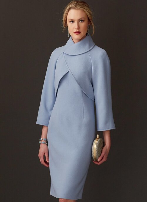 英語版<BR>VOGUE PATTERNS/ヴォーグ・パターンズ<br>VERY EASY VOGUE/初心者の方向け<BR>ジャケット+ワンピース 型紙(p-vg682)