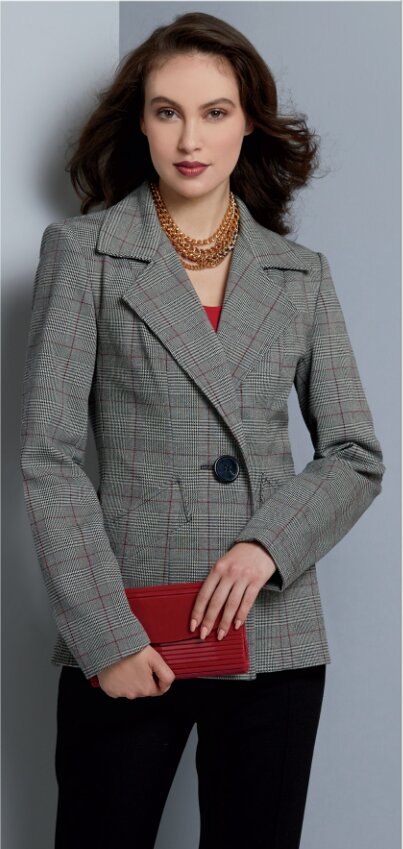 英語版<BR>VOGUE PATTERNS/ヴォーグ・パターンズ<br>CLAIRE SHAEFFER'S CUSTOM COUTURE/クレア・シェイファー<br>カスタム・クチュール/上級者の方向け<BR>ジャケット型紙(p-vg678)