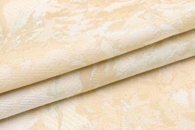 イタリア 輸入生地<BR>【G.A.社】<BR>コットン・ポリアミド<br>フローラル・ジャカード<br>10cm単位 生地・布(3385mr)