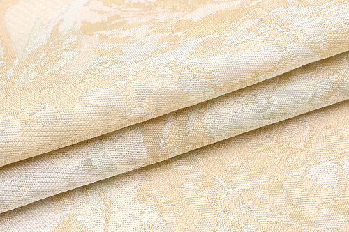 イタリア 輸入生地<BR>【G.A.社】<BR>コットン・ポリアミド<br>フローラル・ジャカード<br>10cm単位 生地・布(3385mr)