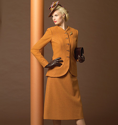 英語版<BR>VOGUE PATTERNS/ヴォーグ・パターンズ<br>VOGUE VINTAGE MODEL/ヴォーグ・ヴィンテージモデル<br>コートワンピース型紙(p-vg187)