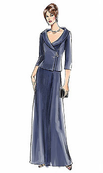 英語版<BR>VOGUE PATTERNS/ヴォーグ・パターンズ<br>VERY EASY VOGUE/初心者の方向け<BR>トップ+スカート 型紙(p-vg684)