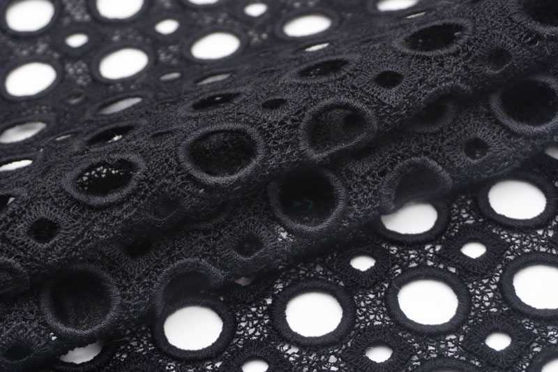 イタリア 輸入生地<BR> 【A.F.】<BR>ピュア・コットン<BR>ケミカル・レース<BR>両端ブレード仕上げ<BR>10cm単位 生地・布(3431mr) - 画像 (3)