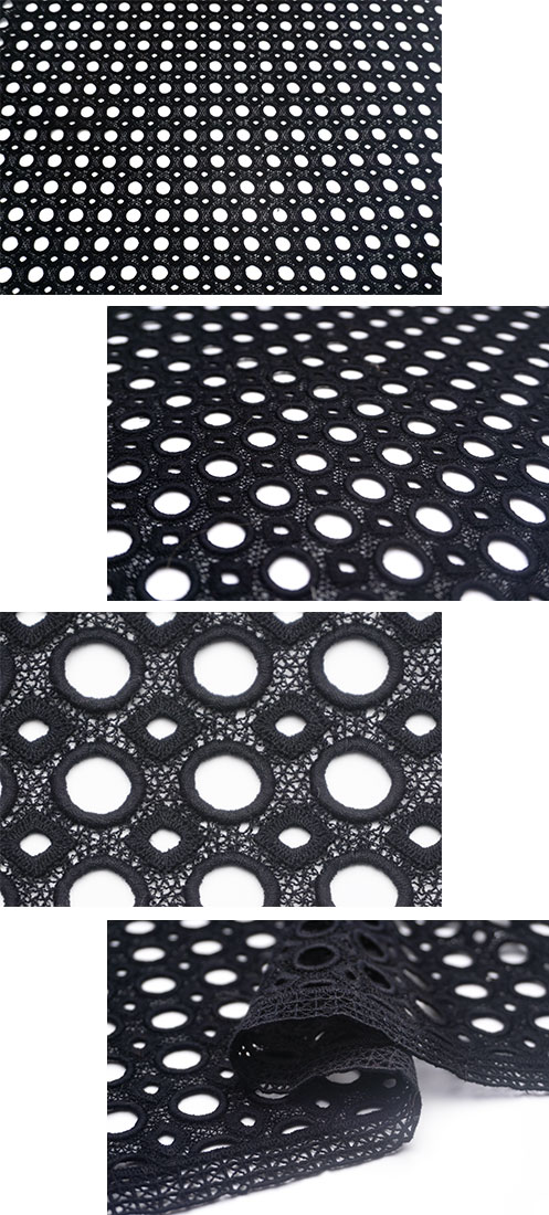 イタリア 輸入生地<BR> 【A.F.】<BR>ピュア・コットン<BR>ケミカル・レース<BR>両端ブレード仕上げ<BR>10cm単位 生地・布(3431mr) - 画像 (4)