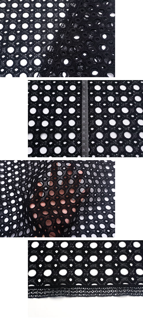 イタリア 輸入生地<BR> 【A.F.】<BR>ピュア・コットン<BR>ケミカル・レース<BR>両端ブレード仕上げ<BR>10cm単位 生地・布(3431mr) - 画像 (5)