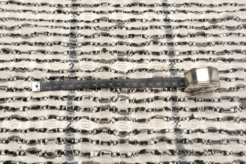 イギリス 輸入生地 ツイード<BR>【LINTON/リントン】<BR>シルク・コットン・ブレンド<BR>ファンシーツイード生地<BR>10cm単位(ex617) - 画像 (2)