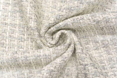 イギリス 輸入生地 ツイード<BR>【LINTON/リントン】<BR>ヴィスコース・コットン<BR>ファンシーツイード生地<BR>10cm単位(ex613)
