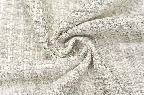 イギリス 輸入生地 ツイード<BR>【LINTON/リントン】<BR>ヴィスコース・コットン<BR>ファンシーツイード生地<BR>10cm単位(ex613)