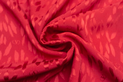 イタリア 輸入生地<br>【V】<BR>ピュアシルク・バックサテン<BR>地織柄<BR>シングル幅<br>10cm単位 生地・布(f213)